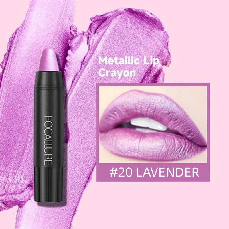 FOCALLURE 31 cores Matte Batom de longa duração Waterproof Sexy Lipbalm Non-Stick Lip Tint Lápis Maquiagem Cosméticos para Mulheres